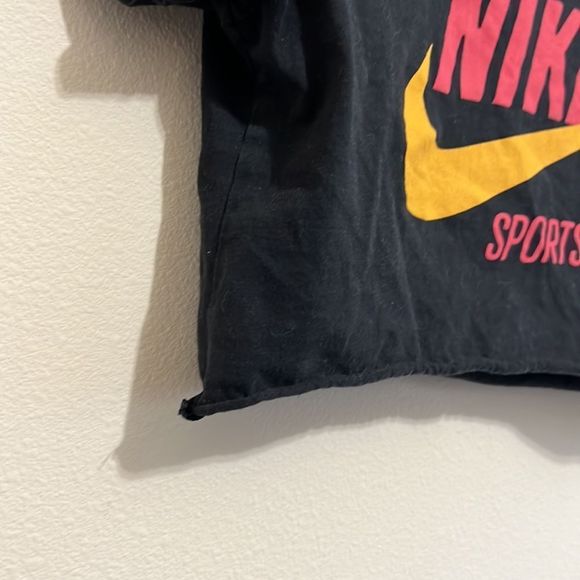 Nike Cropped Black Short Sleeve Slim Fit T-Shirt - Picture 4 of 4